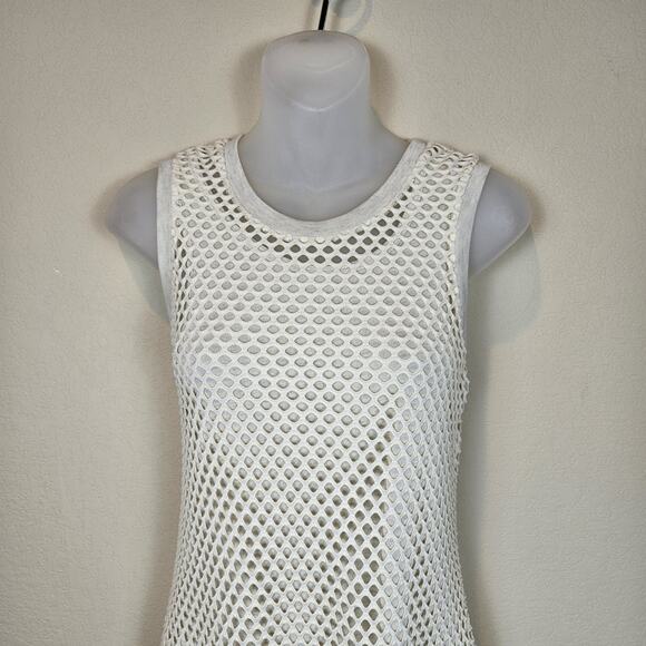 Art Dept Cage Dress Designer Minimalist Luxe Modern Maxi Crochet Celeb Womens M - Picture 2 of 13